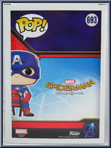 Captain America (Chair) from Spider-Man - Spider-Man Homecoming Pop! manufactured by Funko [Back]