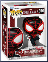 Miles Morales (Upgraded Suit) from Spider-Man - Spider-Man 2 Pop! manufactured by Funko [Front]