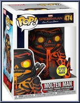Molten Man (Glows in the Dark) from Spider-Man - Spider-Man Far From Home Pop! manufactured by Funko [Front]