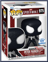 Peter Parker (Symbiote Suit) from Spider-Man - Spider-Man 2 Pop! manufactured by Funko [Front]
