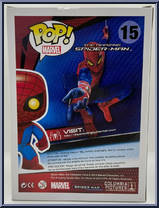 Spider-Man (Glow in the Dark) from Spider-Man - Amazing Spider-Man Pop! manufactured by Funko [Back]