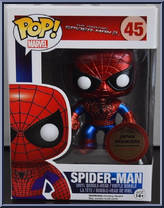 Spider-Man (Metallic) from Spider-Man - Amazing Spider-Man 2 Pop! manufactured by Funko [Front]