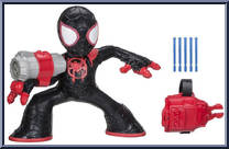 Spider-Man (Shockstrike Miles Morales) from Spider-Man - Into the Spider-Verse - Deluxe manufactured by Hasbro [Loose]