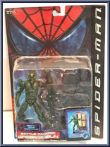 Green Goblin (Battle Ravaged) from Spider-Man - Movie - Series 3 manufactured by Toy Biz [Front]