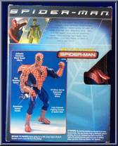 Spider-Man (Battle Action) from Spider-Man - Movie - Electronic Battle Figures manufactured by Toy Biz [Back]
