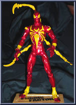 Spider-Man (Iron) from Spider-Man Origins - Series 2 manufactured by Hasbro [Loose]