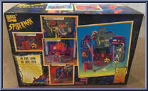 In the Lair of Doc Ock from Spider-Man - Mini-Playcases manufactured by Toy Biz [Back]
