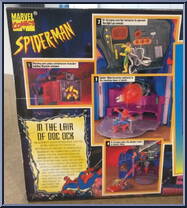 In the Lair of Doc Ock from Spider-Man - Mini-Playcases manufactured by Toy Biz [Side]