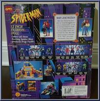 Mary Jane / Super Model from Spider-Man - 12" Special Collector's Edition manufactured by Toy Biz [Back]