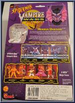 Morbius Unbound from Spider-Man - Vampire Wars manufactured by Toy Biz [Back]