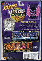 Morbius Unbound from Spider-Man - Vampire Wars manufactured by Toy Biz [Back]