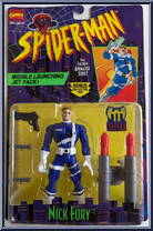 Nick Fury from Spider-Man - Animated - Series 5 manufactured by Toy Biz [Front]
