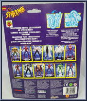 Scorpion from Spider-Man - Animated - Series 3 manufactured by Toy Biz [Back]