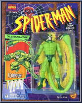 Scorpion from Spider-Man - Animated - Series 3 manufactured by Toy Biz [Front]