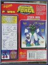 Sea Power Armor from Spider-Man - Armor Force manufactured by Toy Biz [Back]