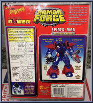 Sky Power Armor from Spider-Man - Armor Force manufactured by Toy Biz [Back]