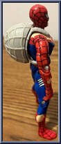 Spider-Man (Battle Ravaged) from Spider-Man - Animated - Series 5 manufactured by Toy Biz [Loose]