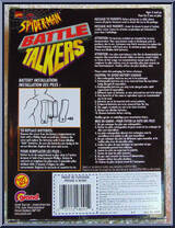 Spider-Man from Spider-Man - 7" Battle Talkers manufactured by Toy Biz [Back]