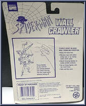 Spider-Man from Spider-Man - Wall Crawler manufactured by Toy Biz [Back]