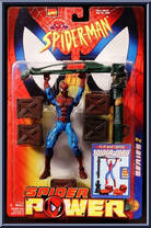 Spider-Man (Flip and Swing) from Spider-Man - Spider Power - Series 2 manufactured by Toy Biz [Front]