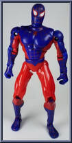 Spider-Man (Inverse) from Spider-Man - Battle Action Mega-Armor manufactured by Toy Biz [Loose]