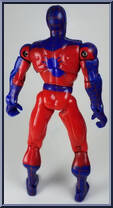 Spider-Man (Inverse) from Spider-Man - Battle Action Mega-Armor manufactured by Toy Biz [Loose]