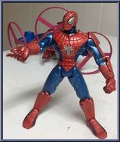 Spider-Man (Triple Threat) from Spider-Man - Spider Power - Series 1 manufactured by Toy Biz [Loose]