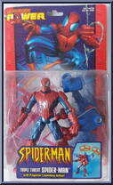 Spider-Man (Triple Threat) from Spider-Man - Spider Power - Series 1 manufactured by Toy Biz [Front]