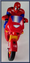 Spider-Man (Wheelie Cycle) from Spider-Man - Motorized manufactured by Toy Biz [Loose]