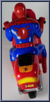 Spider-Man (Wheelie Cycle) from Spider-Man - Motorized manufactured by Toy Biz [Loose]