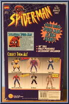 Spider-Man (Sensational) from Spider-Man - 10" Deluxe Edition manufactured by Toy Biz [Back]