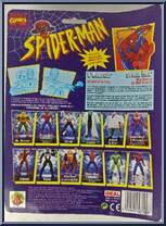 Spider-Man (Web Shooter) from Spider-Man - Animated - Series 1 manufactured by Toy Biz [Back]