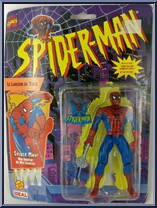 Spider-Man (Web Shooter) from Spider-Man - Animated - Series 1 manufactured by Toy Biz [Front]