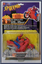 Spider-Man (Wheelie Cycle) from Spider-Man - Motorized manufactured by Toy Biz [Front]