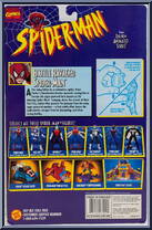 Spider-Man (Battle Ravaged) from Spider-Man - Animated - Series 5 manufactured by Toy Biz [Back]