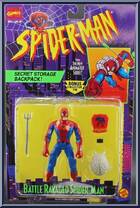 Spider-Man (Battle Ravaged) from Spider-Man - Animated - Series 5 manufactured by Toy Biz [Front]