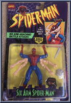 Spider-Man (Six Arm) from Spider-Man - Animated - Series 5 manufactured by Toy Biz [Front]