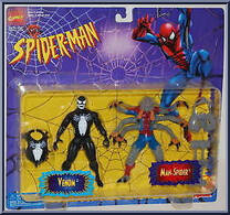Venom (Flicking Tongue) & Man-Spider Action Figure