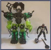 Venom from Spider-Man - Battle Action Mega-Armor manufactured by Toy Biz [Loose]