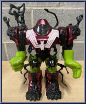 Venom (Red) from Spider-Man - Battle Action Mega-Armor manufactured by Toy Biz [Loose]