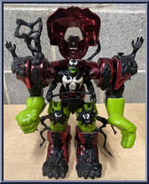 Venom (Red) from Spider-Man - Battle Action Mega-Armor manufactured by Toy Biz [Loose]