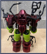 Venom (Red) from Spider-Man - Battle Action Mega-Armor manufactured by Toy Biz [Loose]