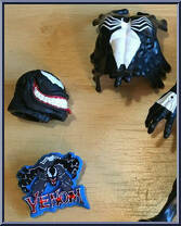 Venom II from Spider-Man - Animated - Series 4 manufactured by Toy Biz [Loose]