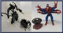 Venom vs. Spider-Man - Venom The Symbiote and Doppelganger Spider Action Figure