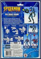 Venom (Sea Snake) from Spider-Man - Web Splashers - Series 2005 manufactured by Toy Biz [Back]