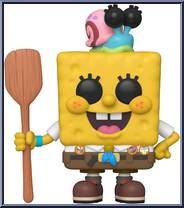 SpongeBob SquarePants (with Gary) from Spongebob Squarepants - Pop! Vinyl Figures manufactured by Funko [Loose]