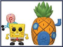Spongebob with Gary & Pineapple House Action Figure