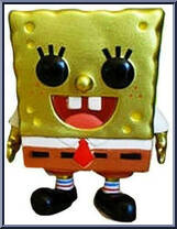 SpongeBob (Metallic) from Spongebob Squarepants - Pop! Vinyl Figures manufactured by Funko [Loose]