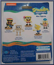 5-Pack from Spongebob Squarepants - Mini Figures manufactured by Just Play [Back]