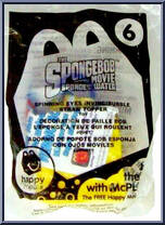 Spinning Eyes Invincibubble Spongebob Straw Topper (Toy) from Spongebob Squarepants - Spongebob Movie - Sponge Out of Water manufactured by McDonald's [Front]